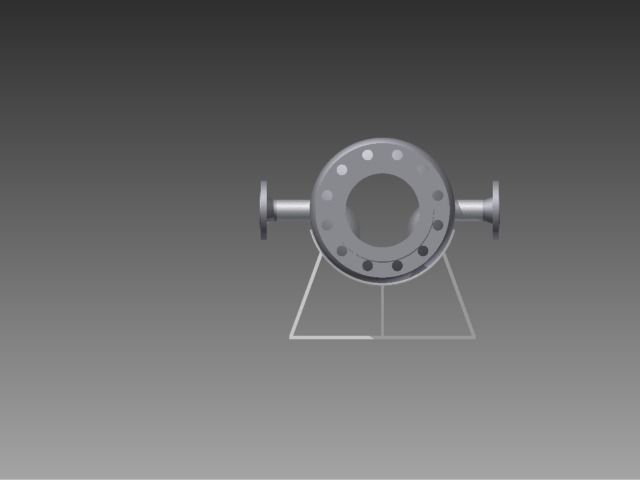 Tubular Heat Exchanger Free 3D model_3