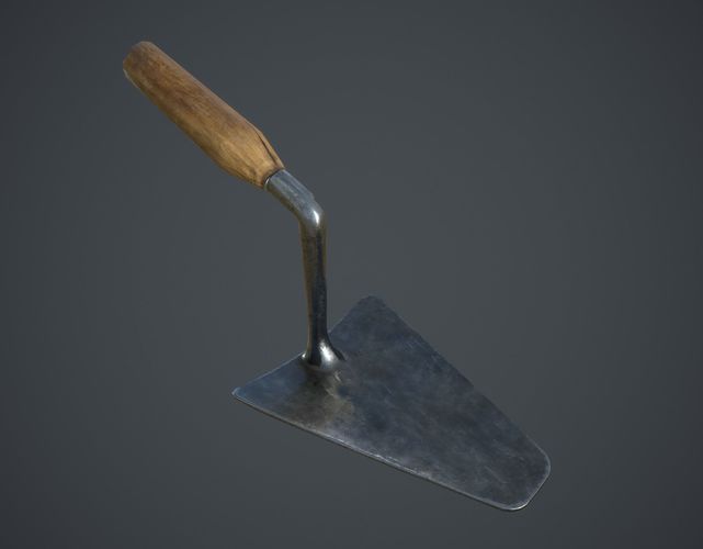 Trowel Low-poly 3D model