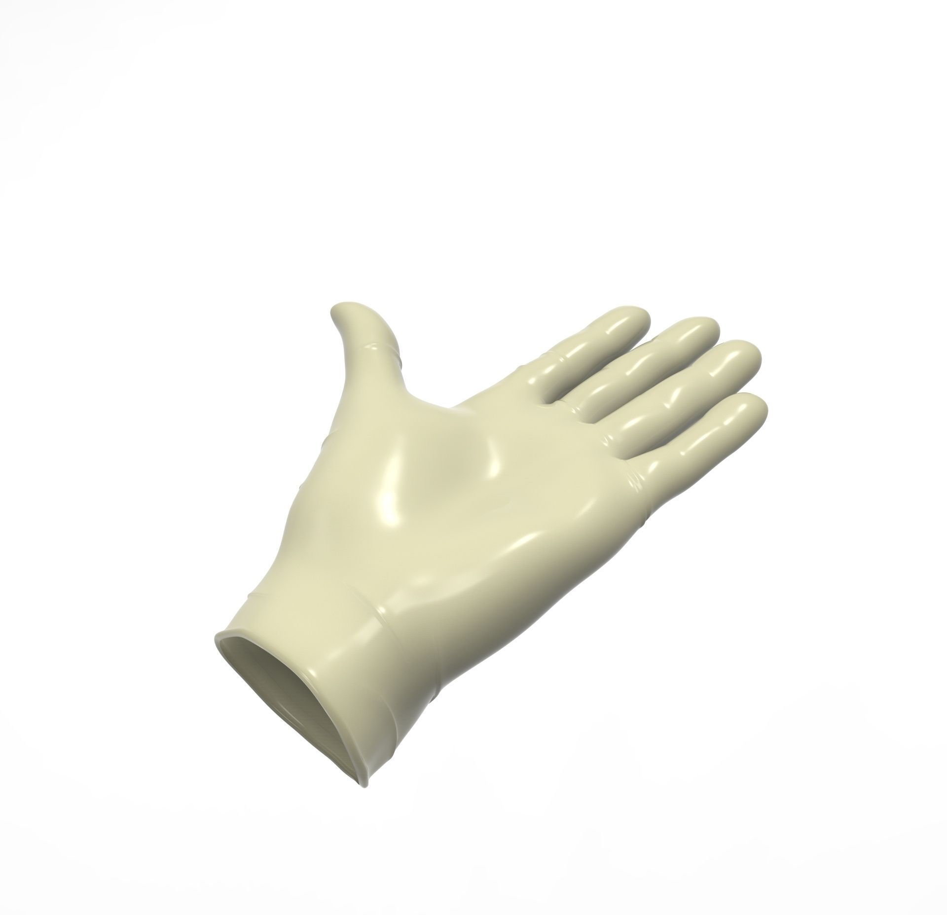 Medical Gloves 3D Model MAX OBJ FBX MA MB