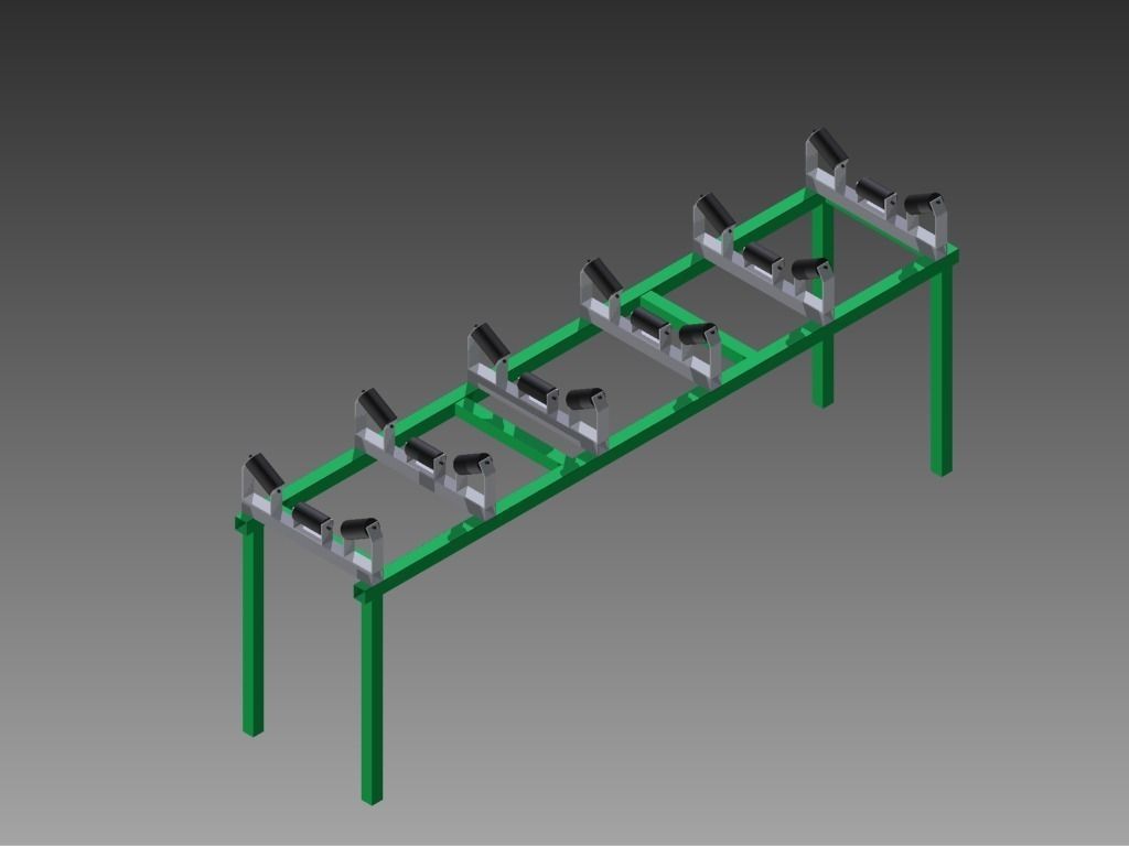 Conveyor Assambly Free 3D model_1