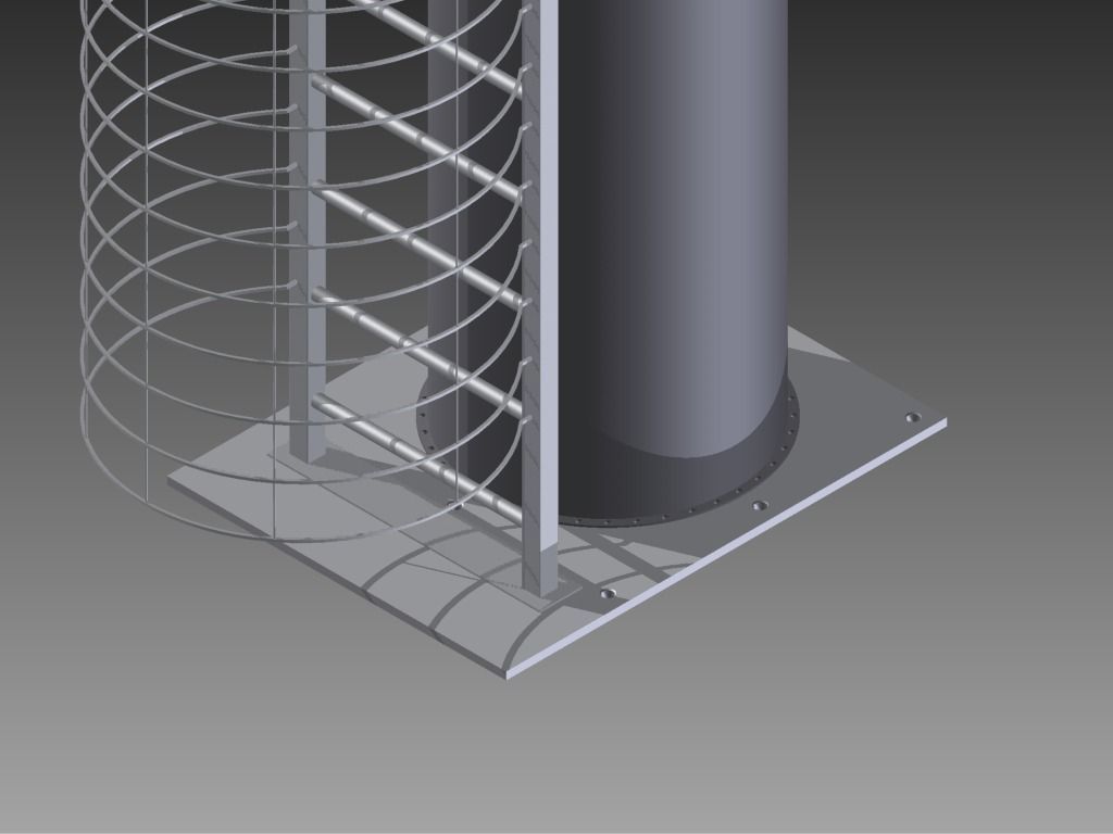 14meter Boiler Chimney Free 3D model_4