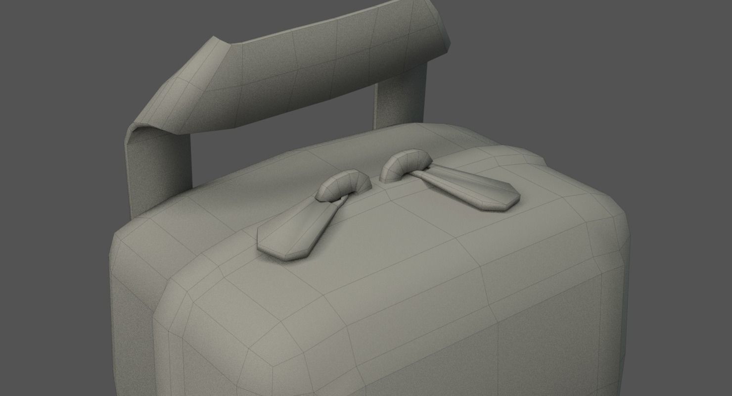 First Aid Kit Low-poly 3D model_14