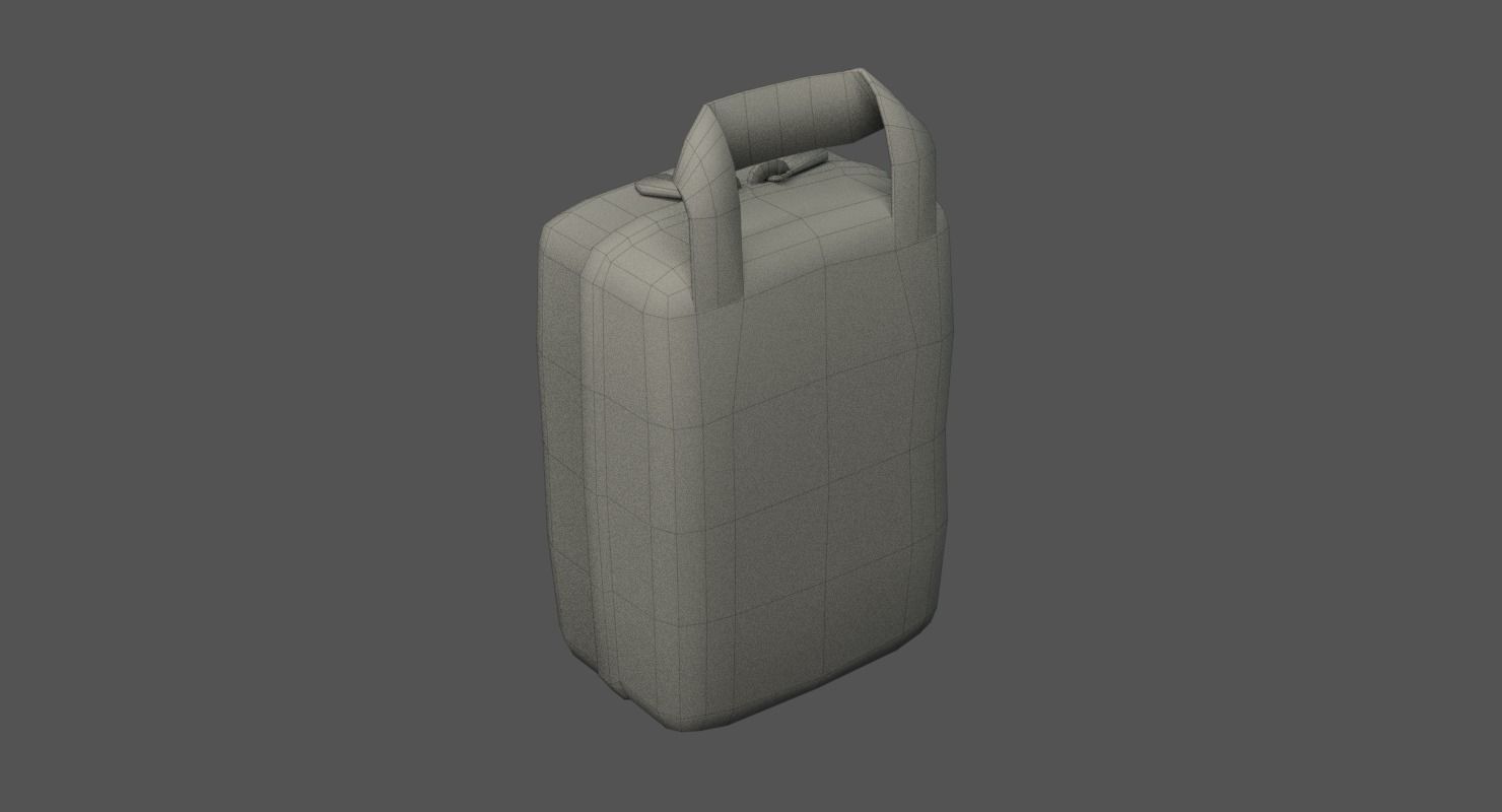 First Aid Kit Low-poly 3D model_11