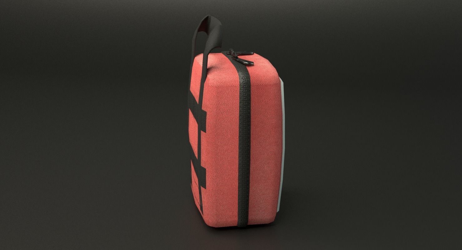 First Aid Kit Low-poly 3D model_28