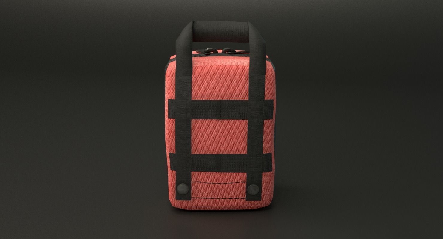 First Aid Kit Low-poly 3D model_24