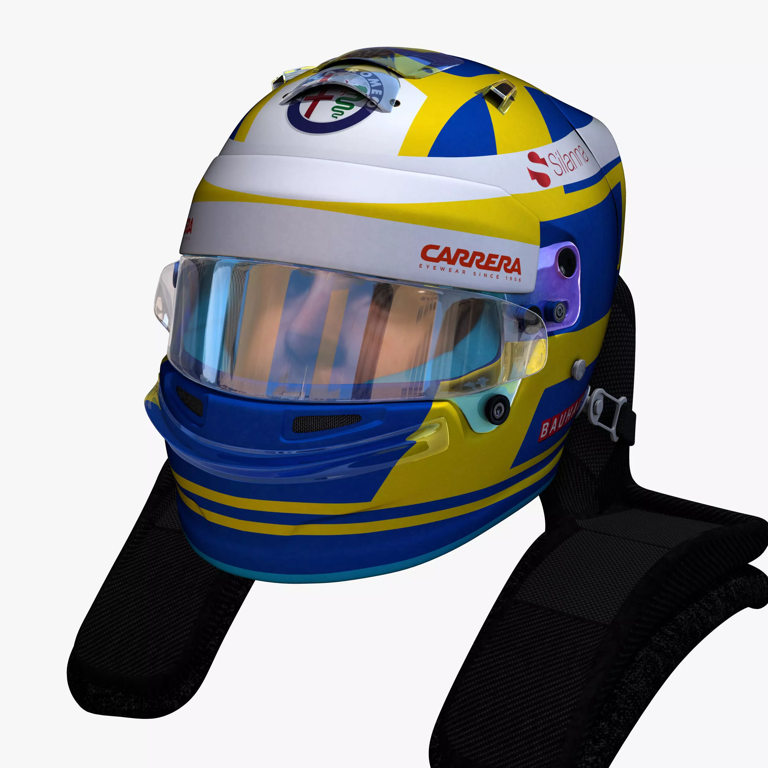 Ericsson helmet 2018 Low-poly 3D model_0