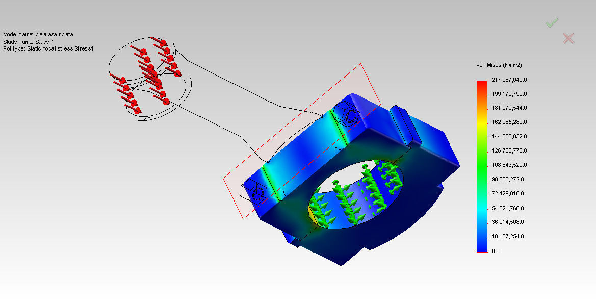 Connecting rod Free 3D model_1