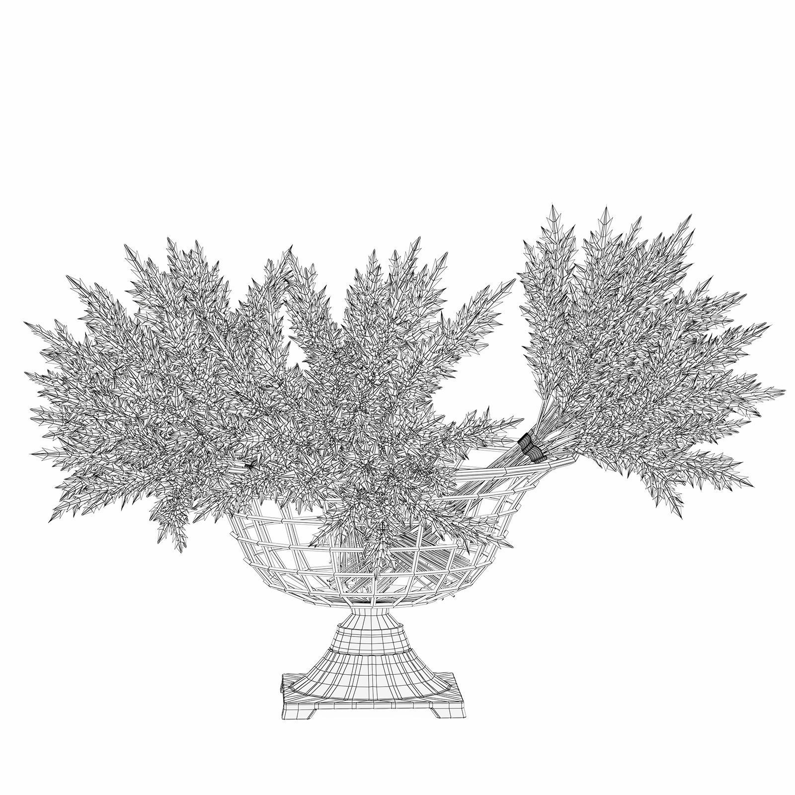 Decorative set w4 3D model_16