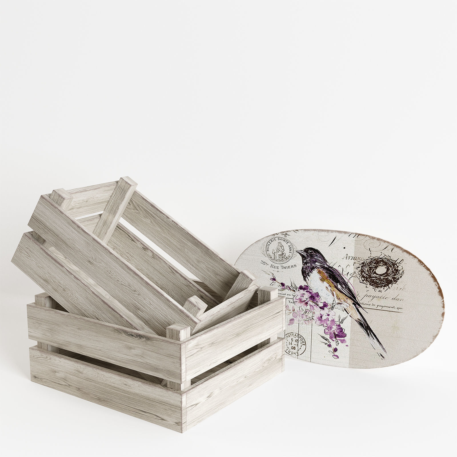 Decorative set w4 3D model_9