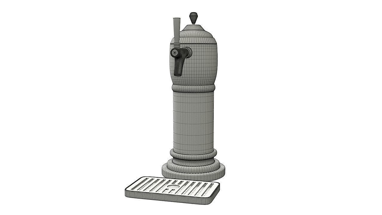 Beer Tap 3D model_9