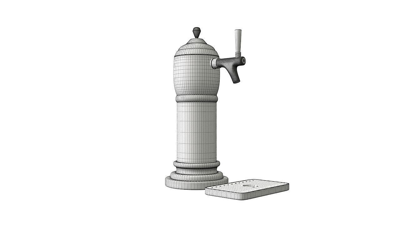 Beer Tap 3D model_13