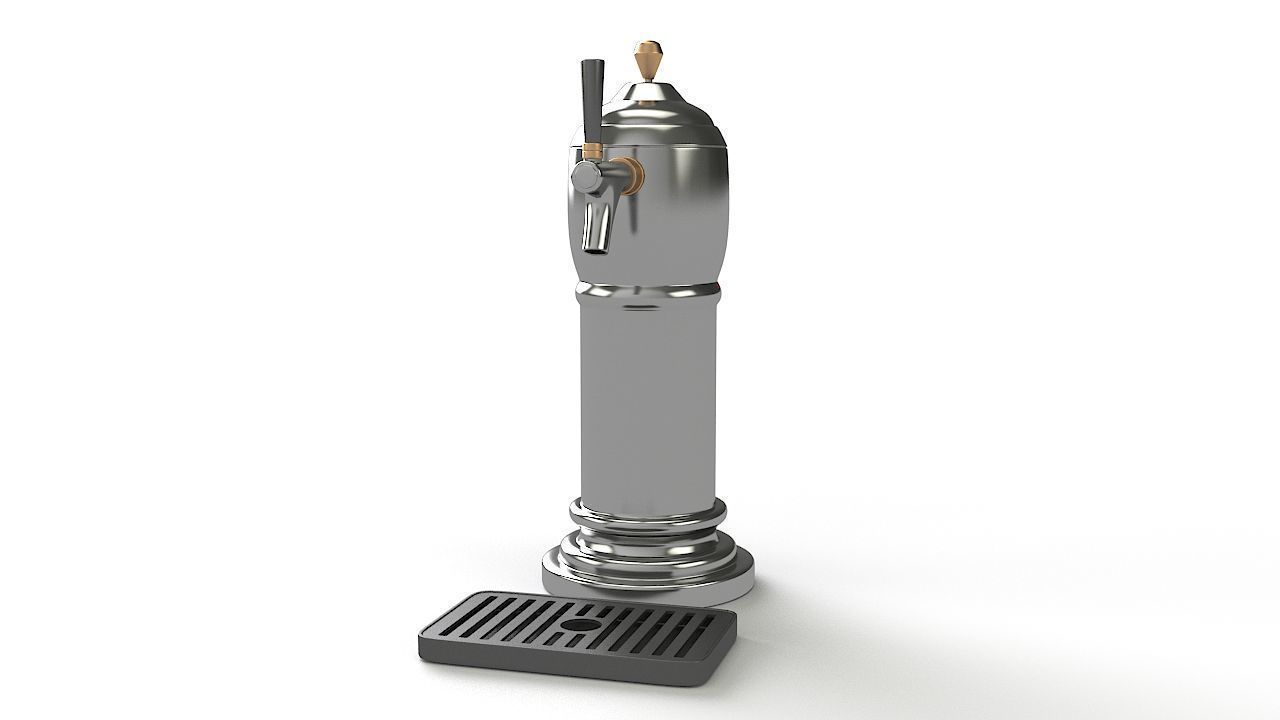 Beer Tap 3D model_1