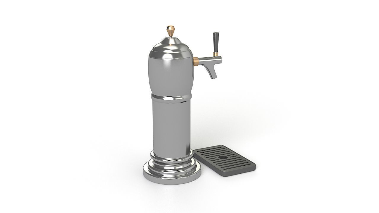 Beer Tap 3D model_6