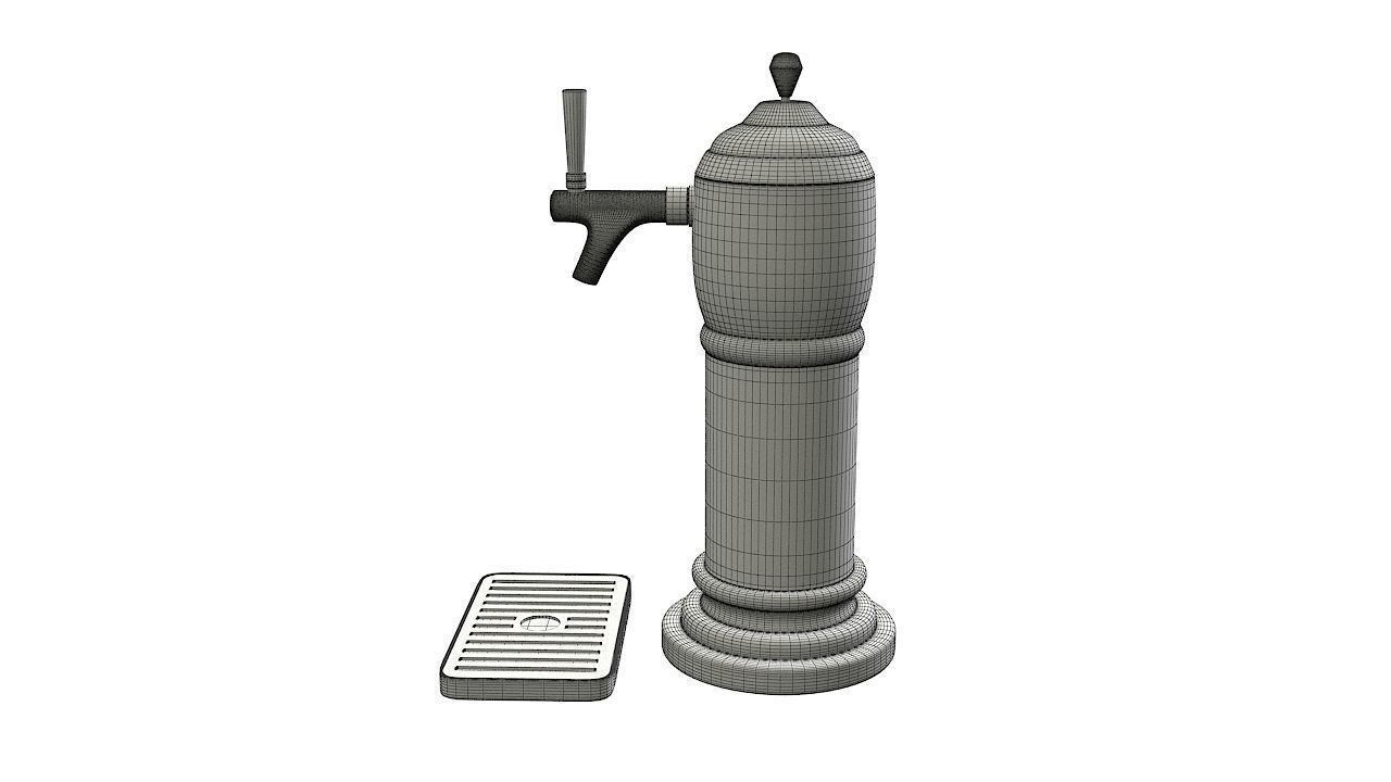 Beer Tap 3D model_7