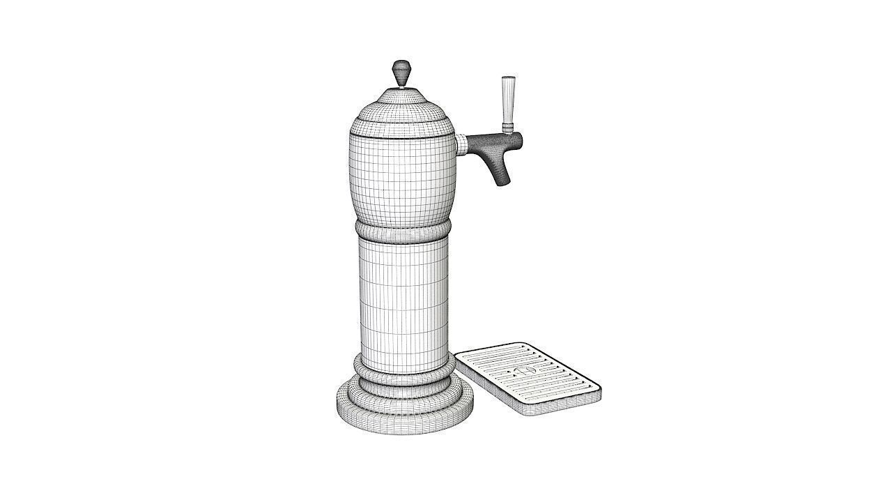 Beer Tap 3D model_12