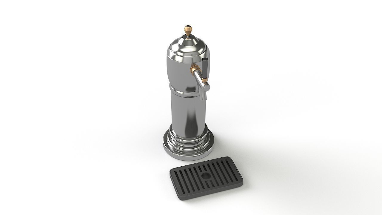 Beer Tap 3D model_2