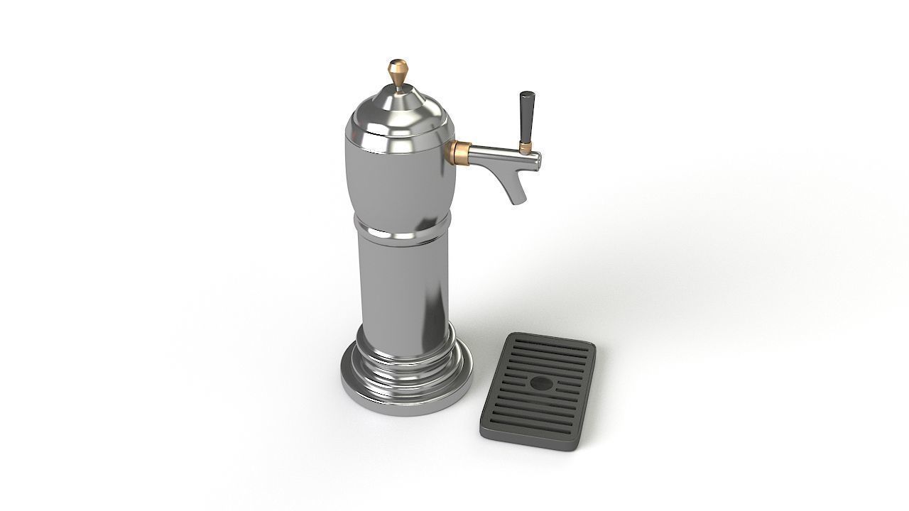 Beer Tap 3D model_4