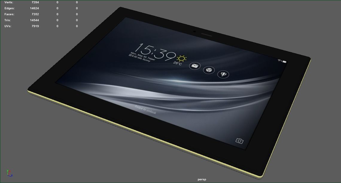 Model3D Tablet 3D model_3