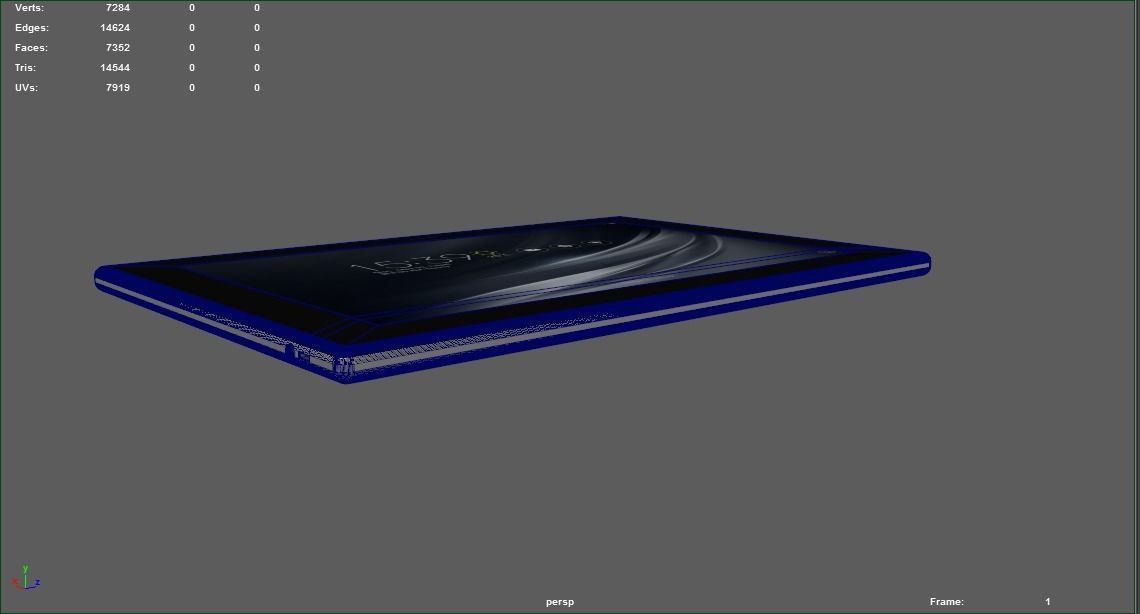 Model3D Tablet 3D model_2