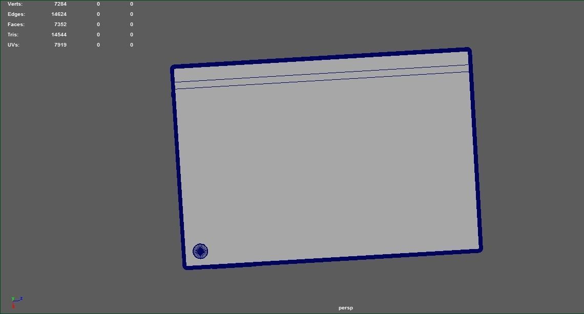 Model3D Tablet 3D model_1