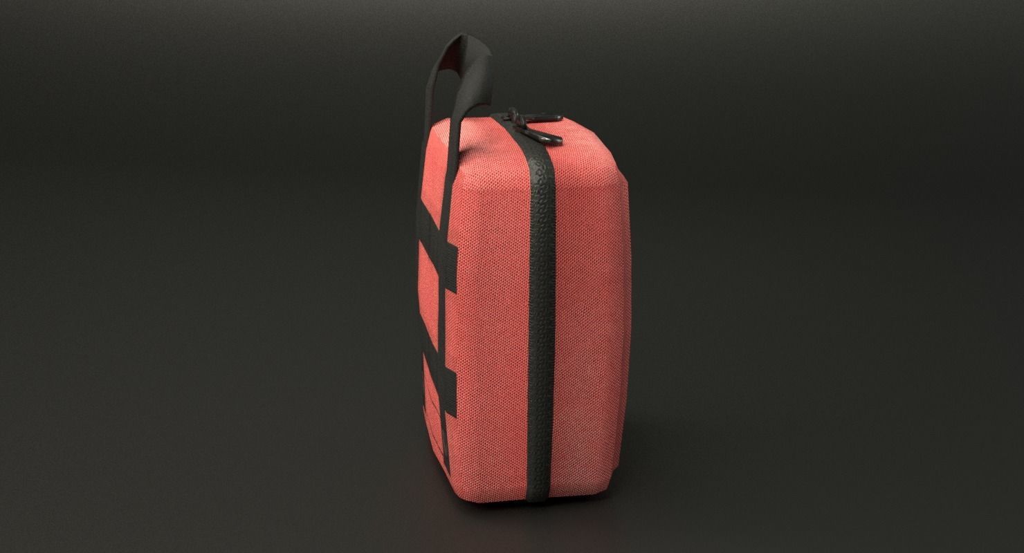 First Aid Kit Low-poly 3D model_28