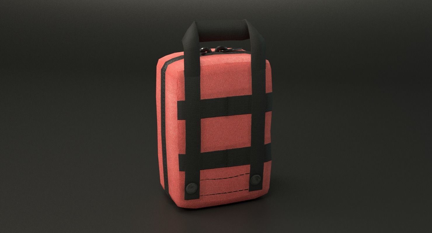 First Aid Kit Low-poly 3D model_23