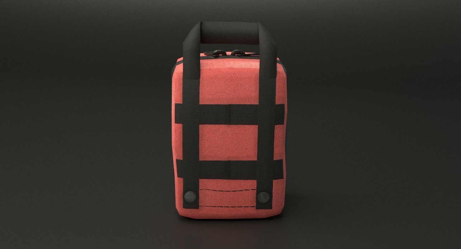 First Aid Kit Low-poly 3D model_24