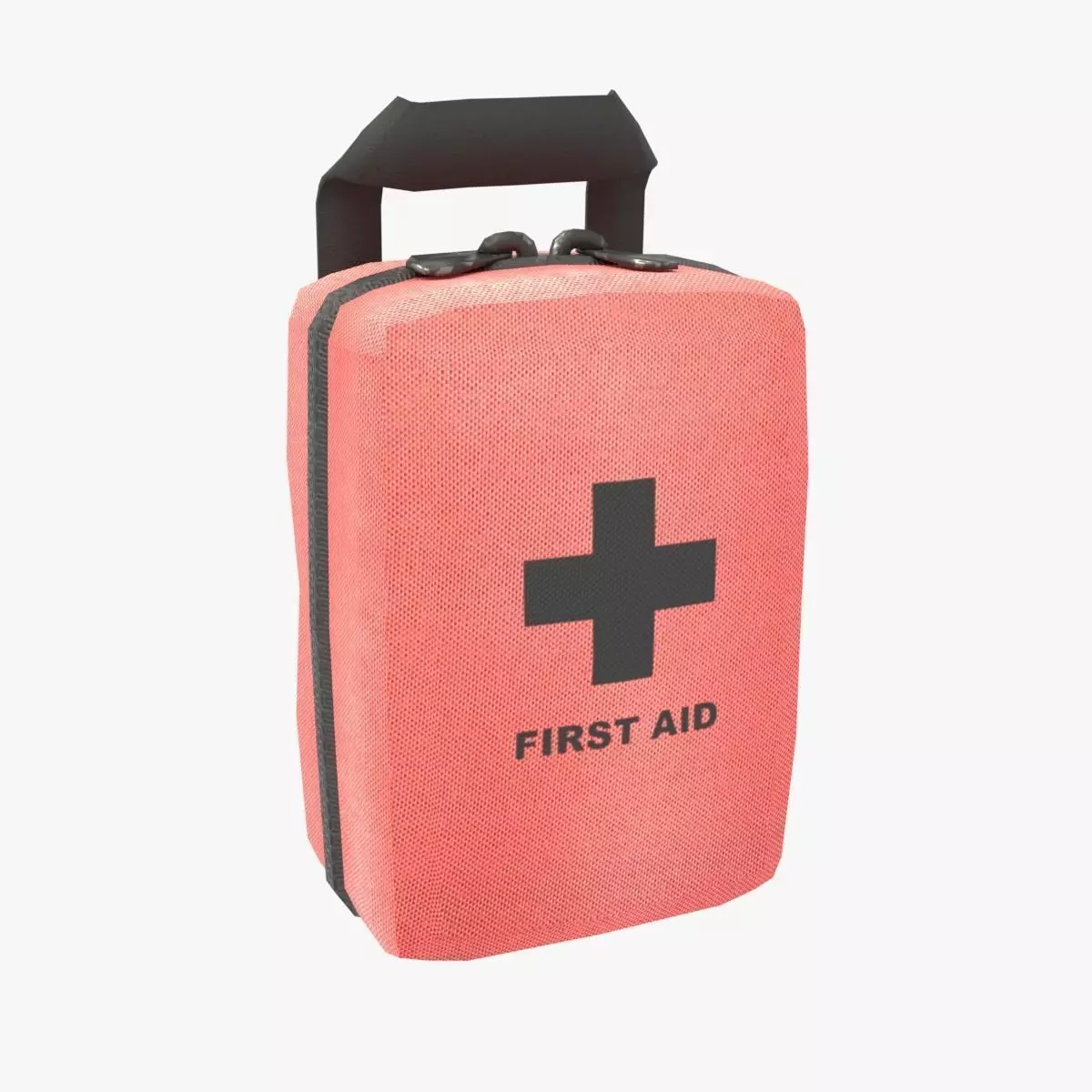 First Aid Kit Low-poly 3D model_0