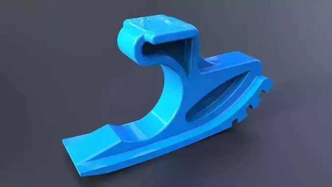 Doorstop plastic piece of equipment Free 3D model
