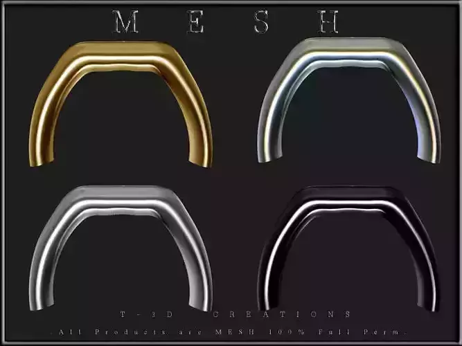 Ring Half - 3D model 