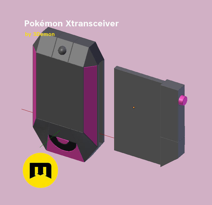 Pokemon Xtransceiver 3D print model_2