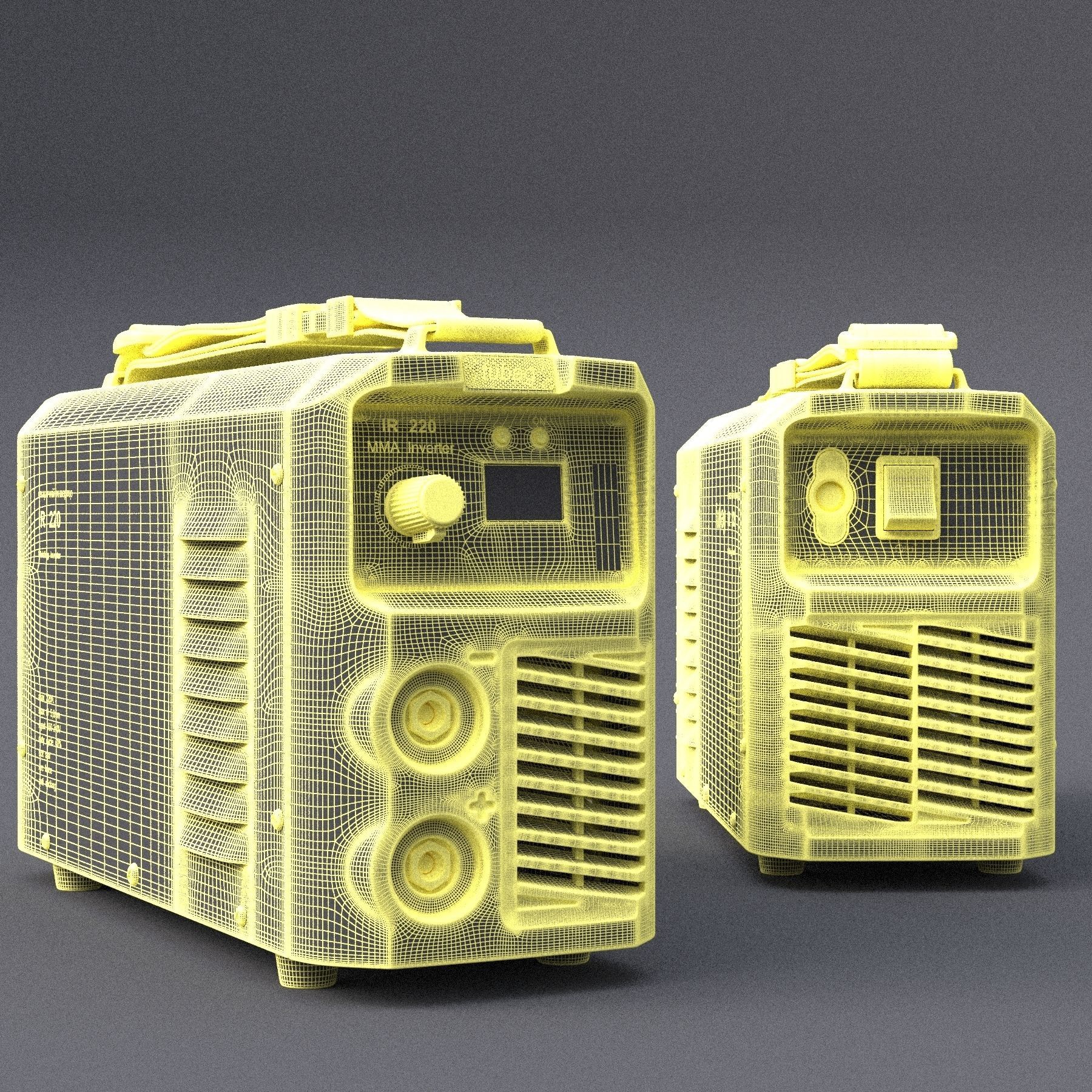 Welding inverter FUBAG IR 220 3D model_2