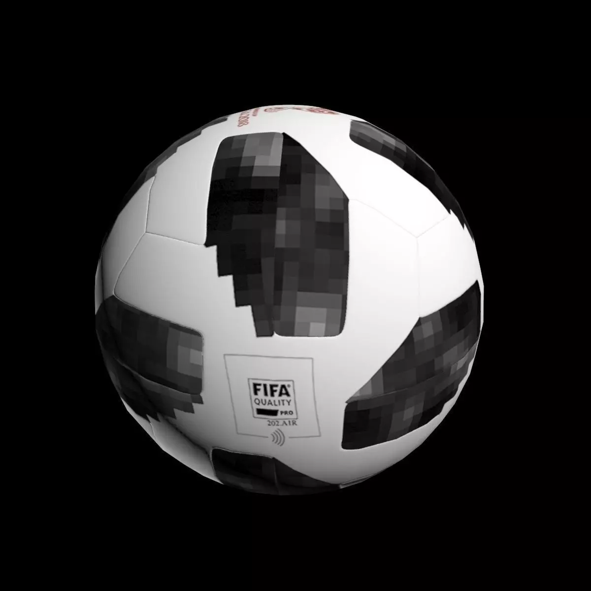 Adidas Telstar 18 Free low-poly 3D model
