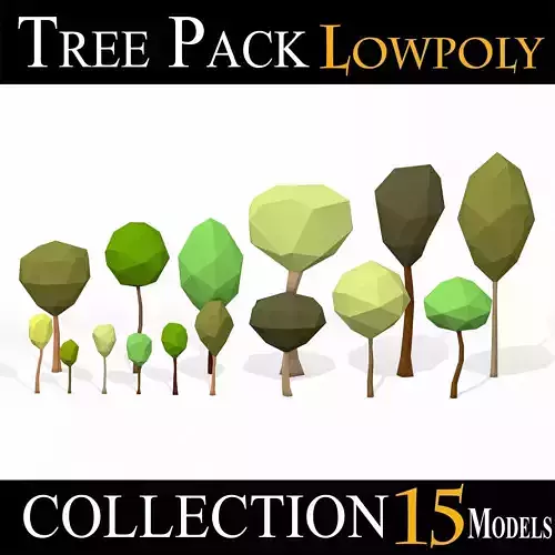 Simple Tree Pack - LOW POLY