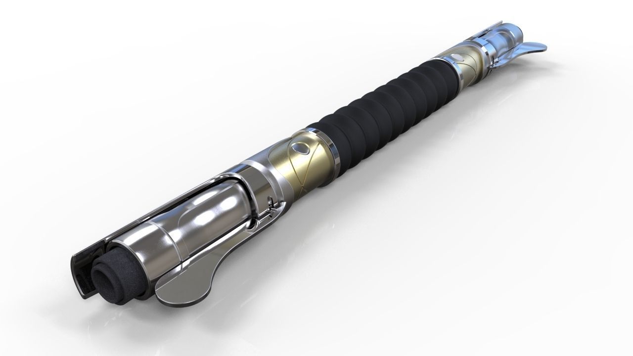 Lightsaber star wars light saber Free 3D model_2