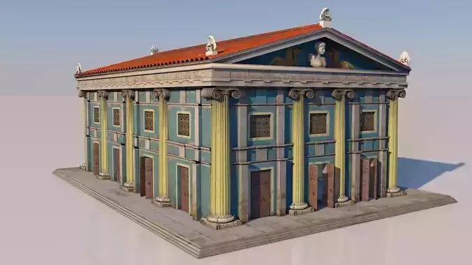 Classical greek building