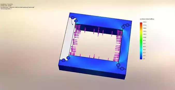 compression mold Free 3D model