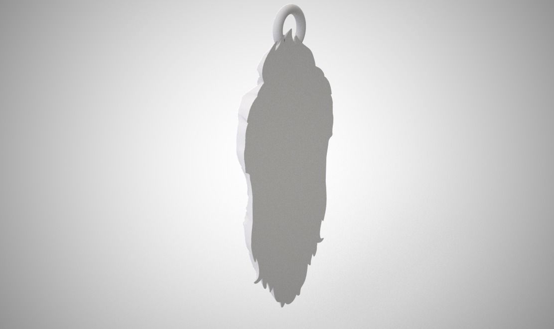 Beard Necklace 3D print model_14