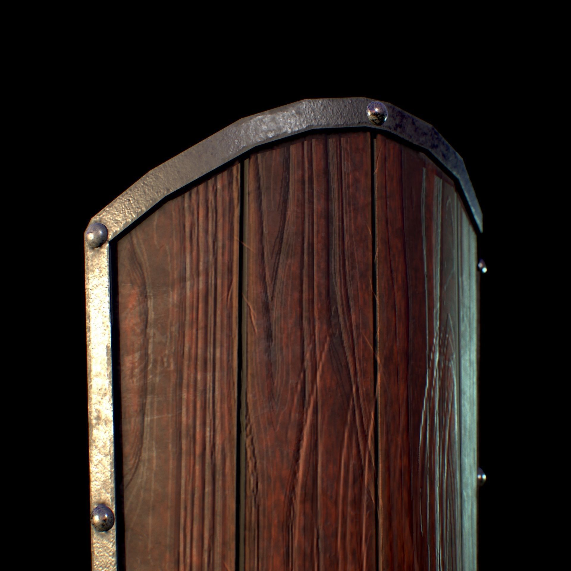 HIE Game Ready Shield D180201 Low-poly 3D model_9