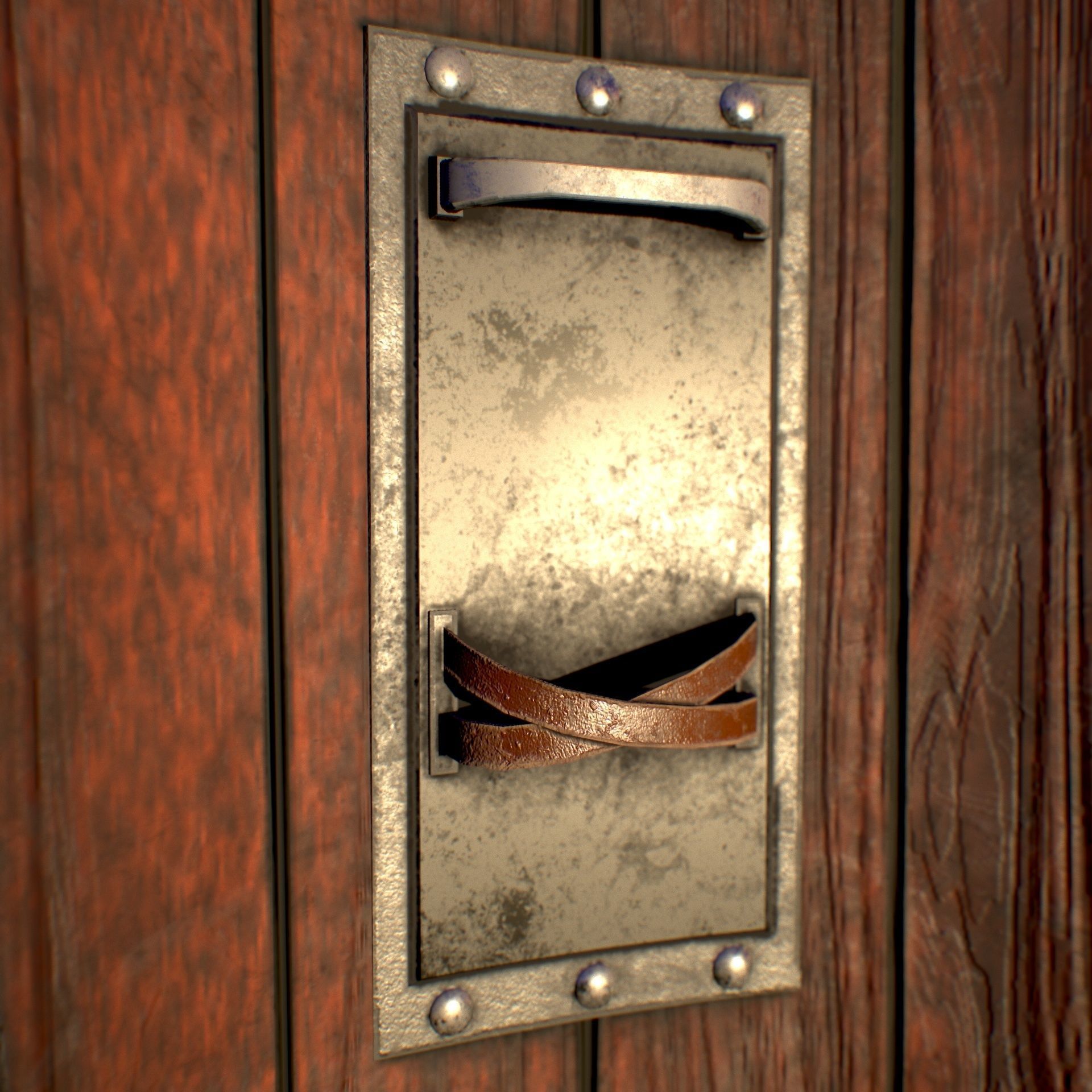 HIE Game Ready Shield D180201 Low-poly 3D model_11