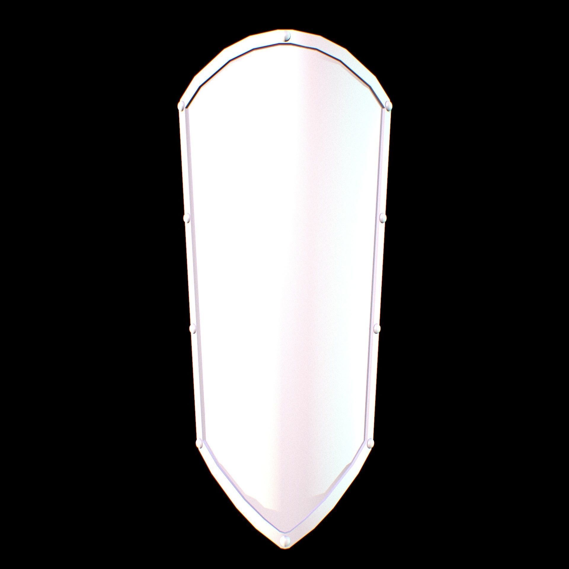 HIE Game Ready Shield D180201 Low-poly 3D model_2