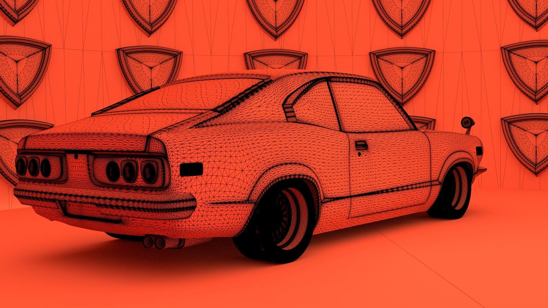 Mazda RX3 1972 3D model_3