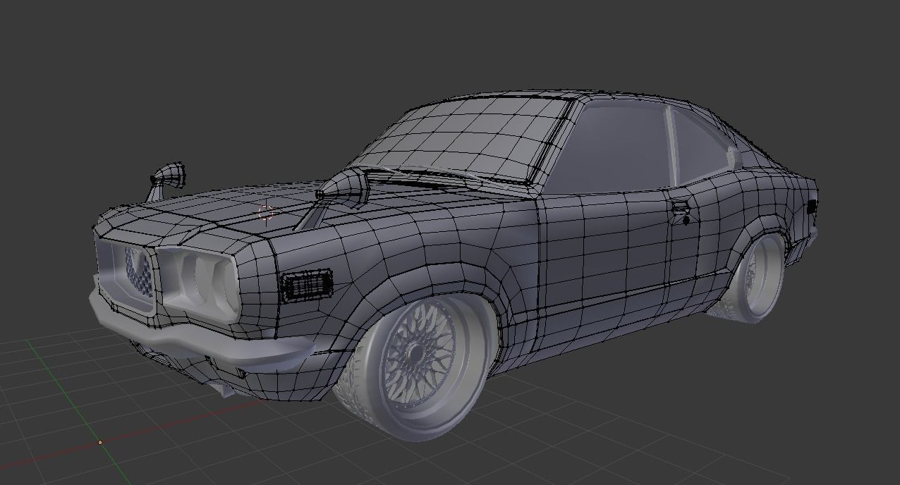 Mazda RX3 1972 3D model_12