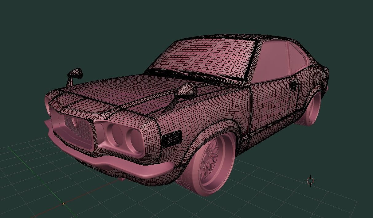 Mazda RX3 1972 3D model_5