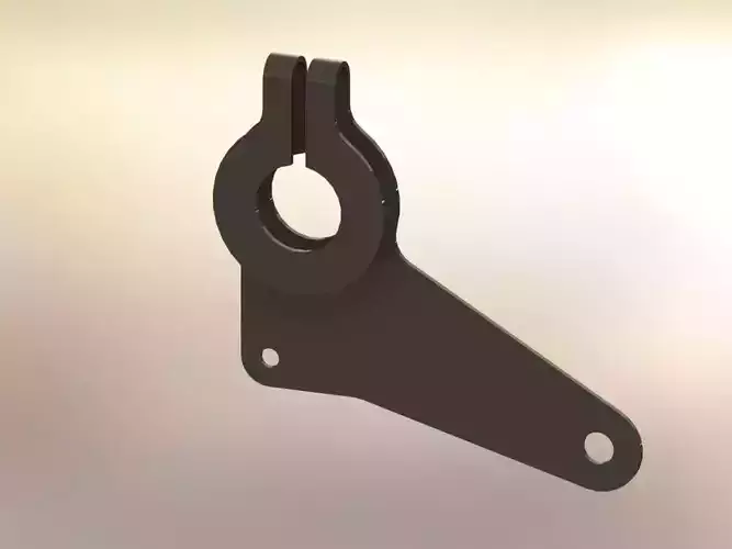 Sheet metal clamp lever 