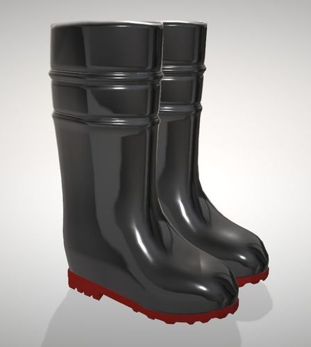 model rain boots  3D print model
