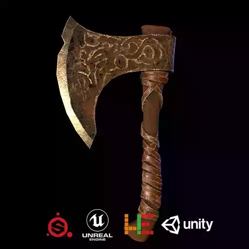 HIE Game Ready Viking Axe D180212
