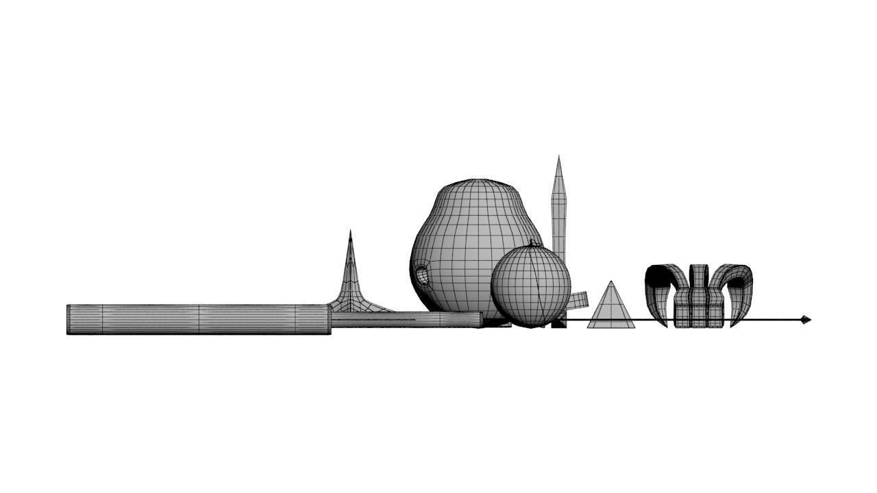 Weapons 3 texture pack Low-poly 3D model_2