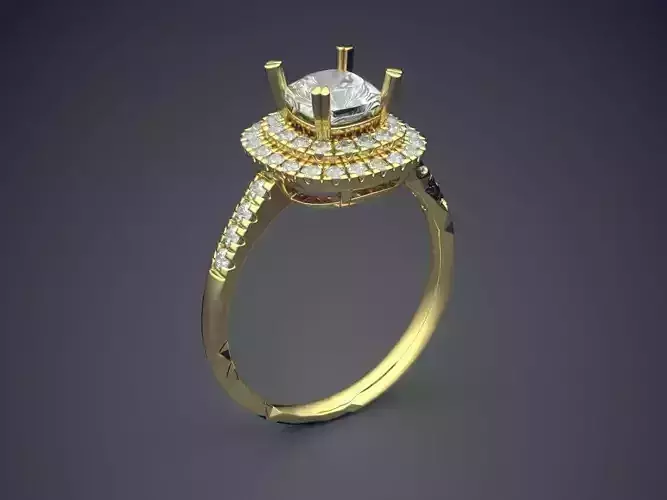 Ring With Diamonds 1079