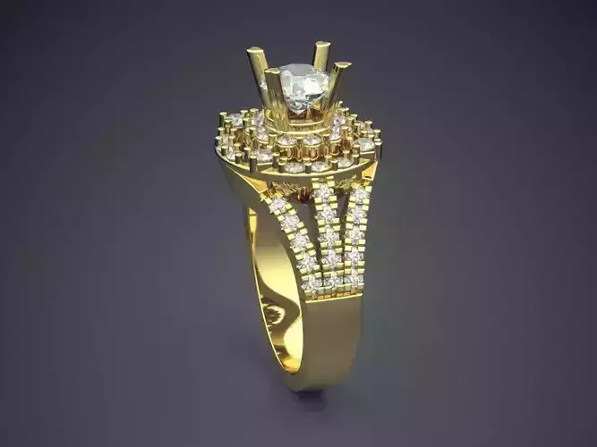 Ring With Diamonds 1195